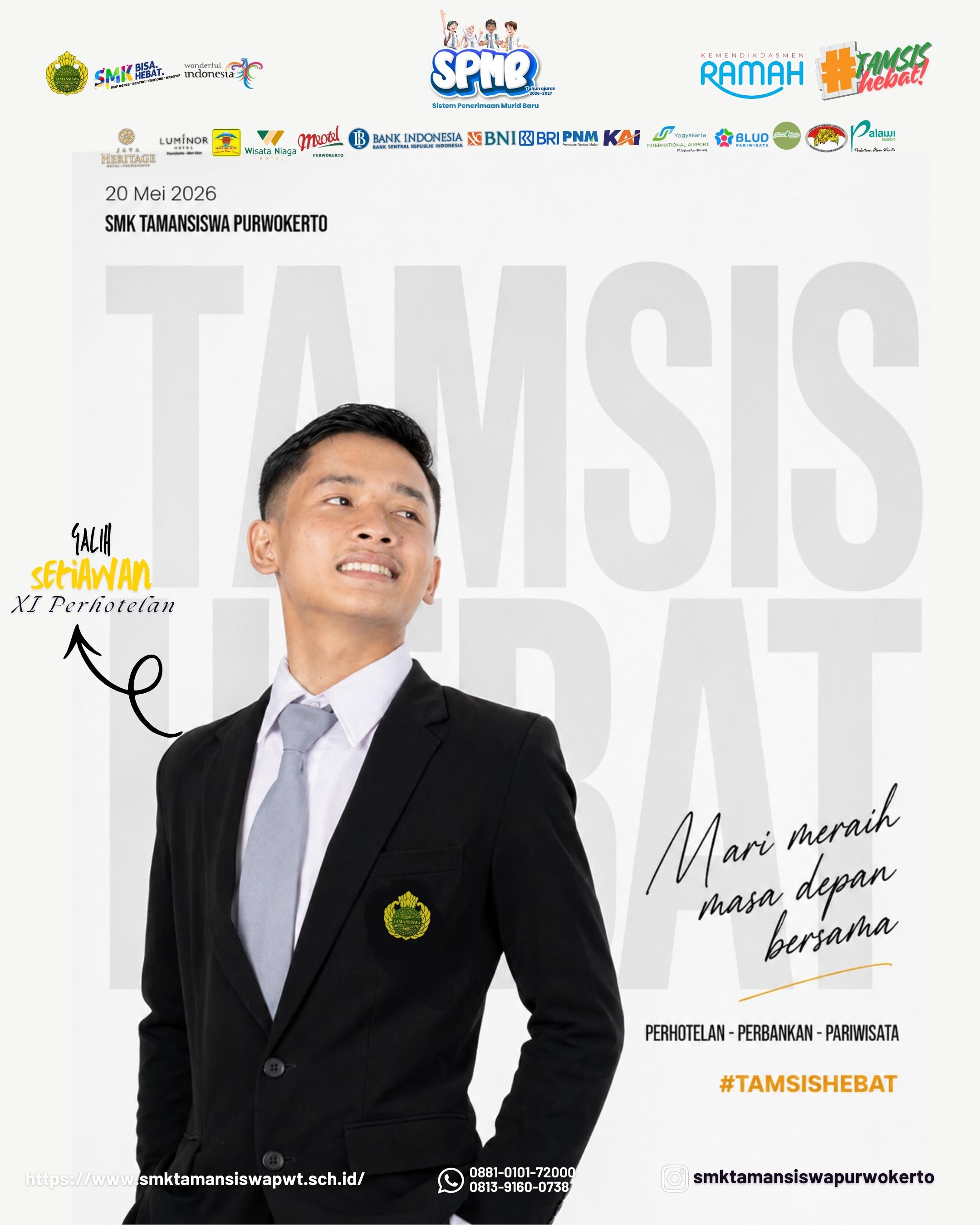 MARI MERAIH MASA DEPAN BERSAMA SMK TAMANSISWA PURWOKERTO!
