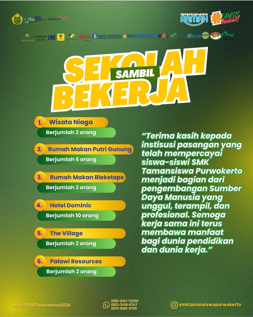 Sekolah Sambil Bekerja